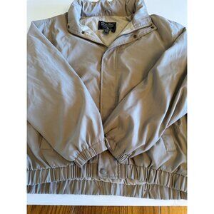 Eddie Bauer Mens Outdoor Outfitters Beige Jacket L/G Tall Nylon/Polyester Blend